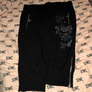 Abbey dawn rare zipper sweatpants capri